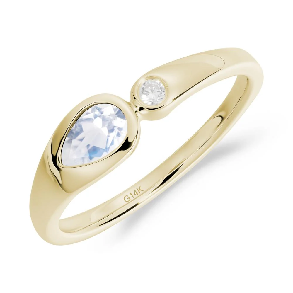 Toi Et Moi Pear-Cut Moonstone Ring - Image 6