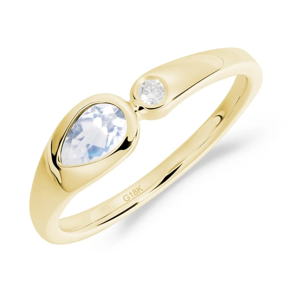 Toi Et Moi Pear-Cut Moonstone Ring - Image 8