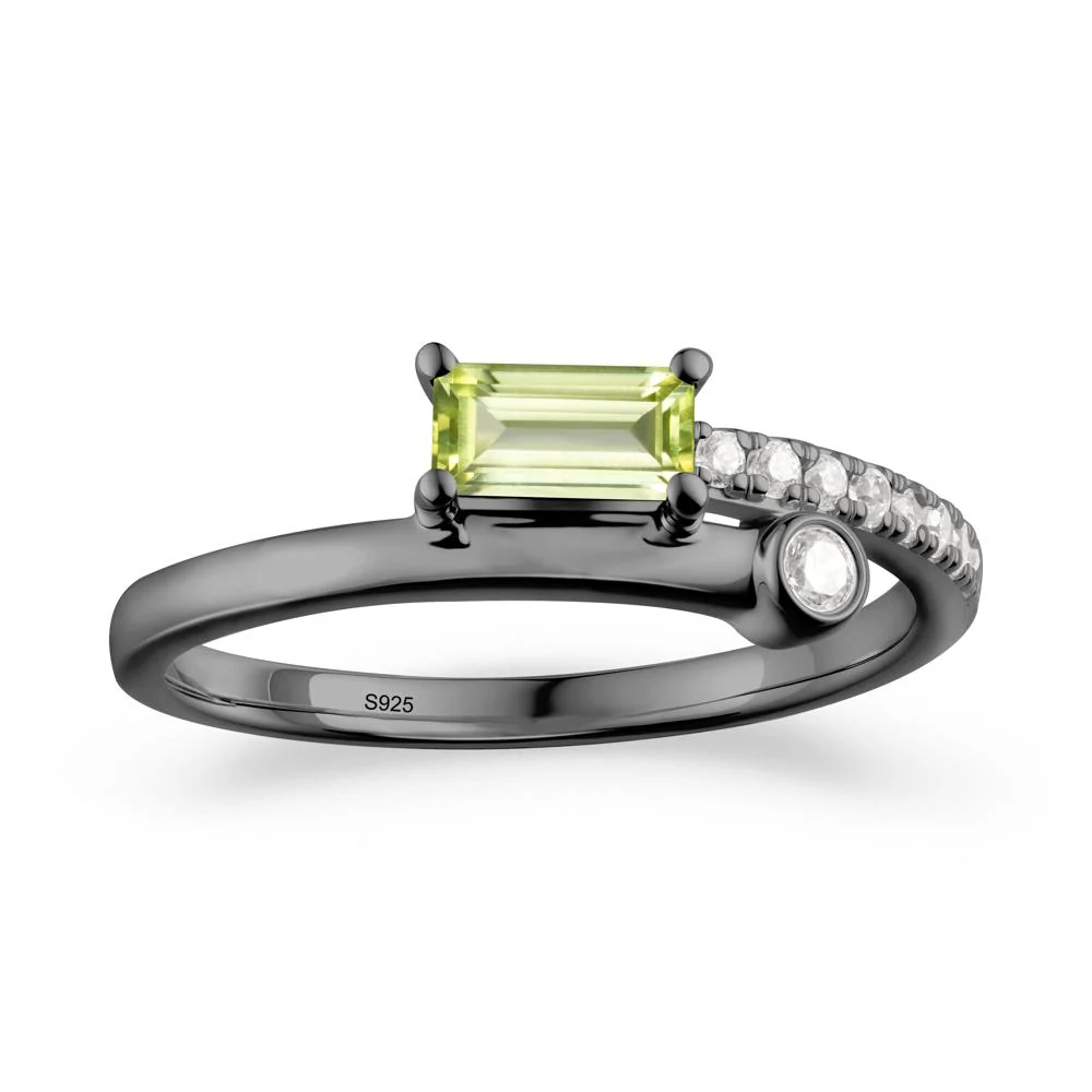 Toi Et Moi Peridot Ring for Women