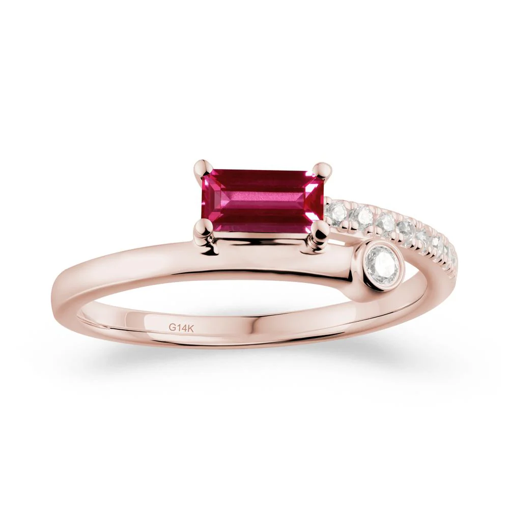 Toi Et Moi Ruby Ring for Women - Image 2