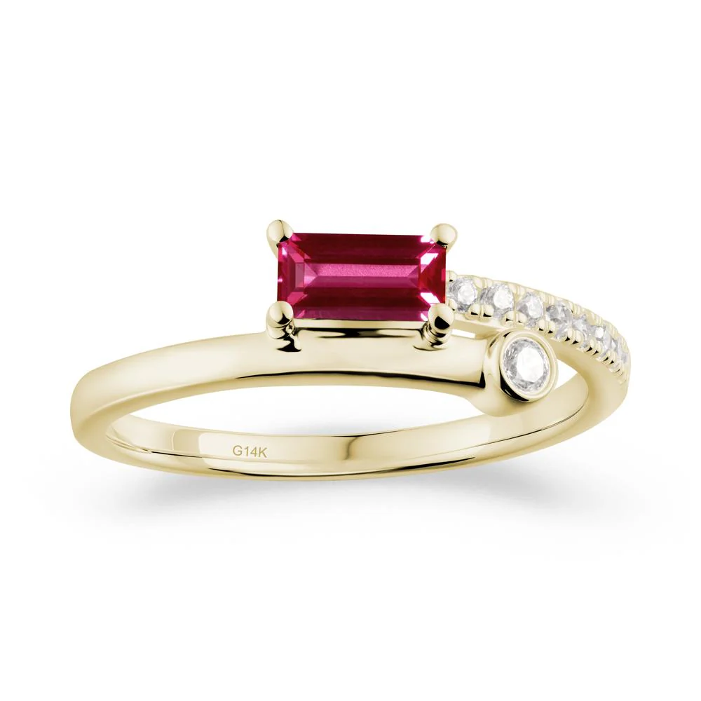 Toi Et Moi Ruby Ring for Women - Image 3