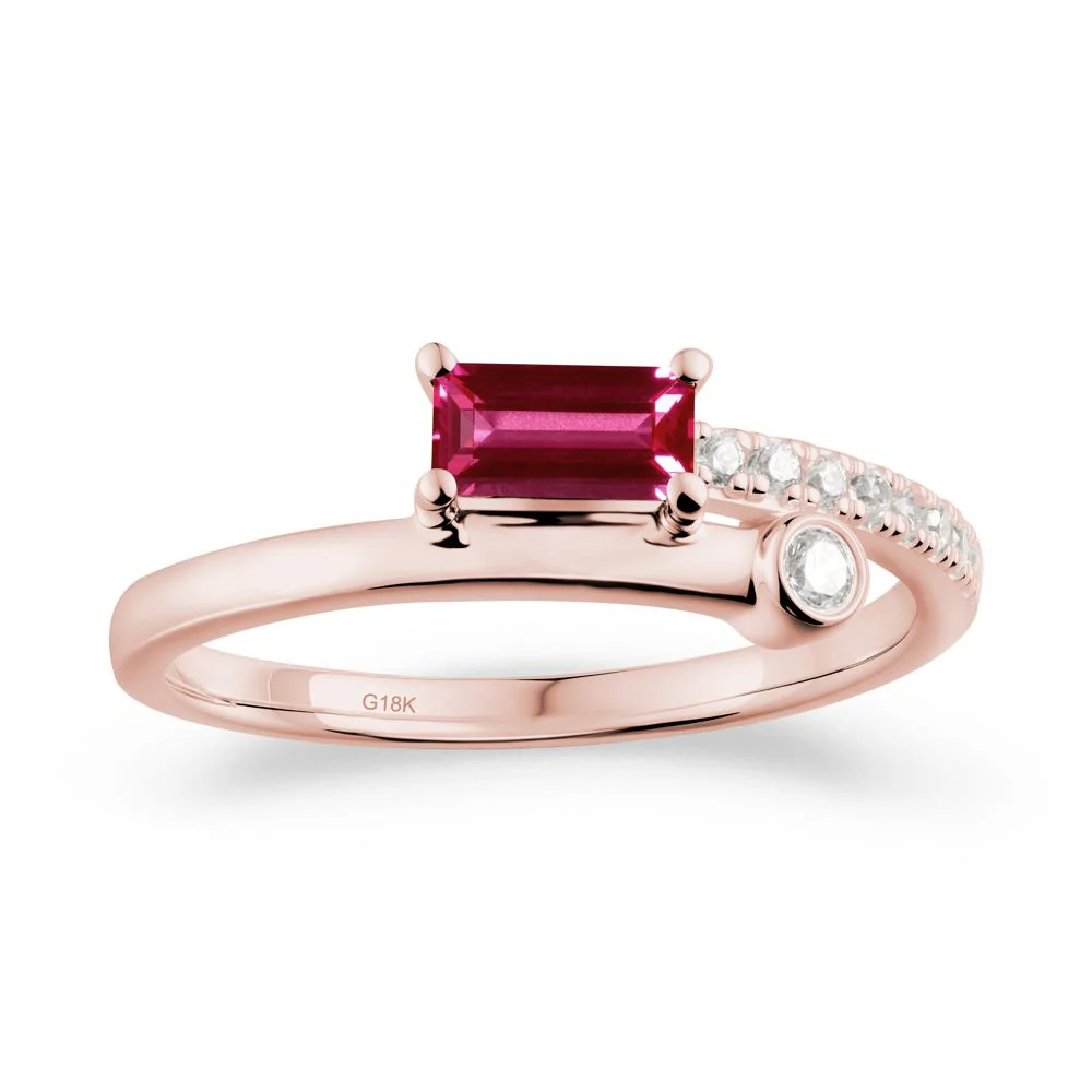 Toi Et Moi Ruby Ring for Women - Image 9