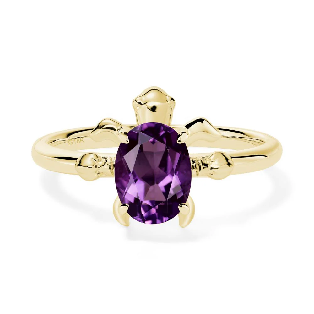 Amethyst Turtle Ring - Image 7