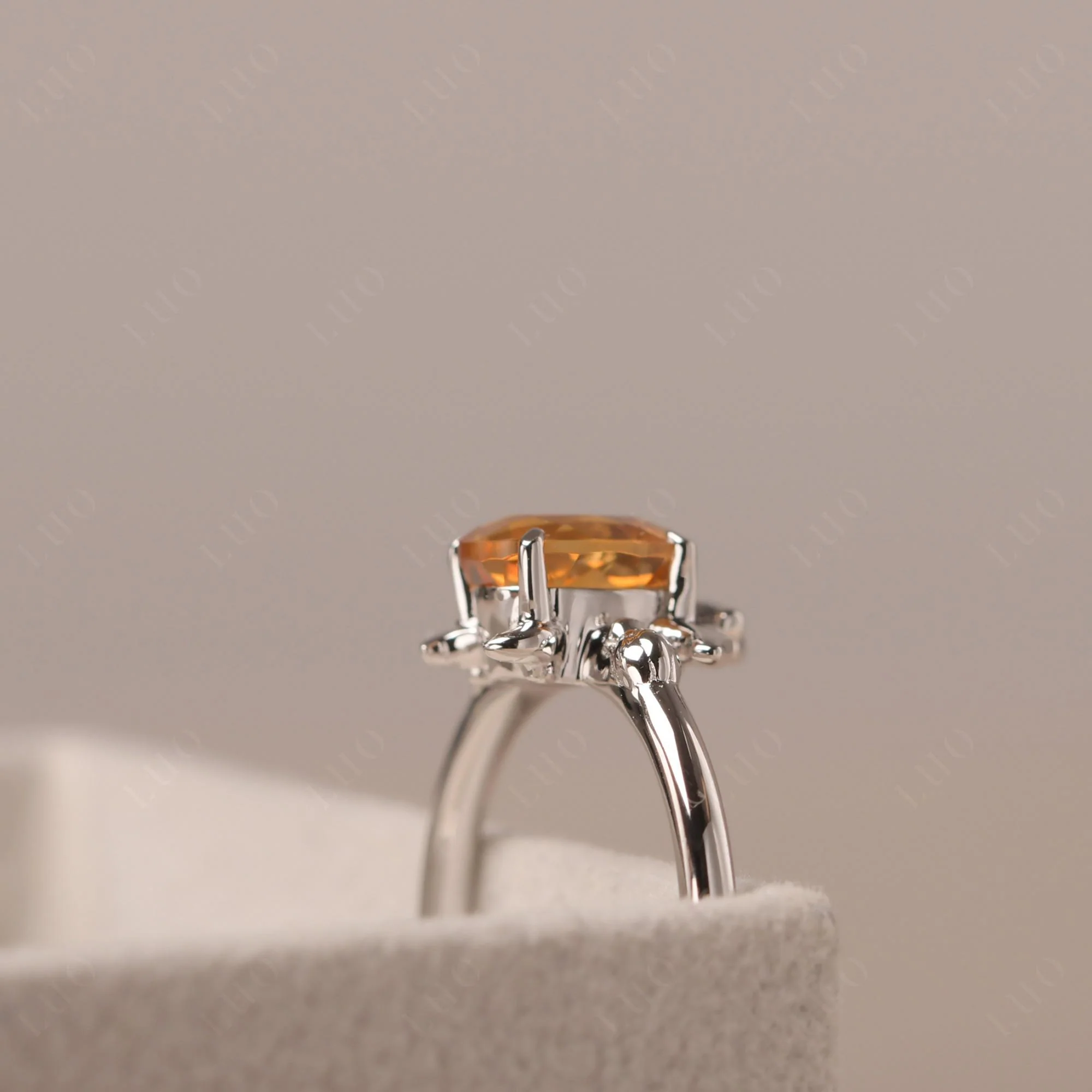 Citrine Turtle Engagement Ring - Image 32