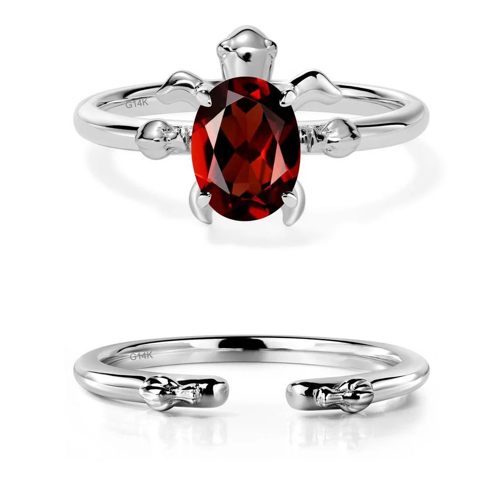 Garnet Turtle Ring - Image 13