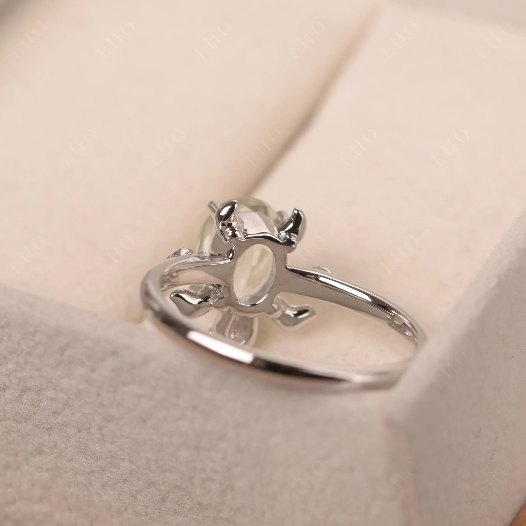 Green Amethyst Sea Turtle Ring - Image 31