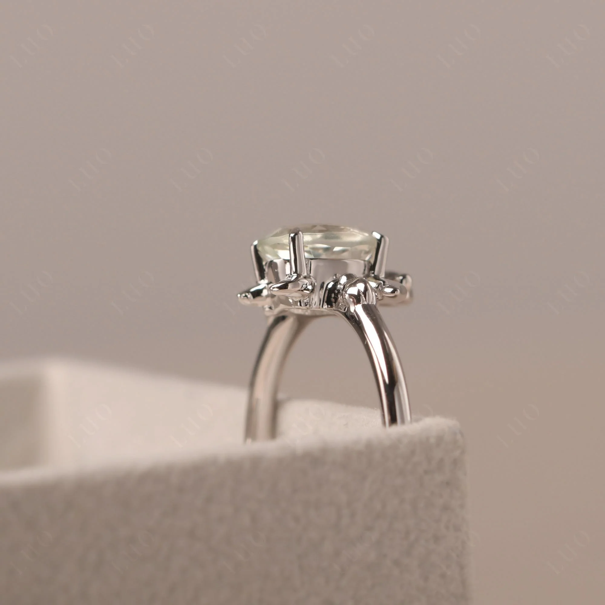 Green Amethyst Sea Turtle Ring - Image 32