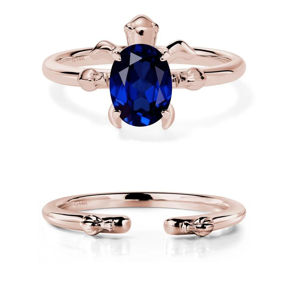Sapphire Turtle Ring - Image 11