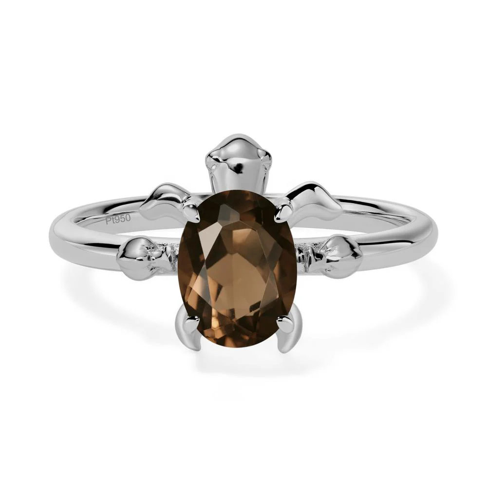 Smoky Quartz Sea Turtle Ring - Image 9