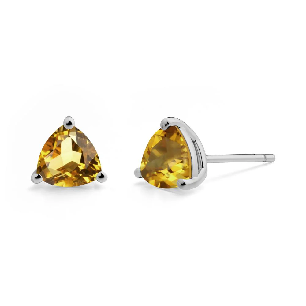 Citrine Stud Earrings - Image 3