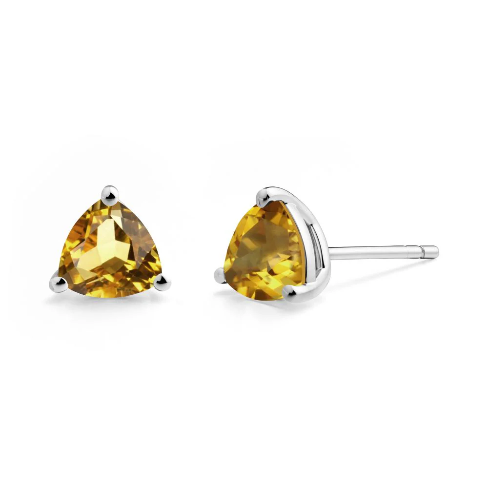 Citrine Stud Earrings - Image 4