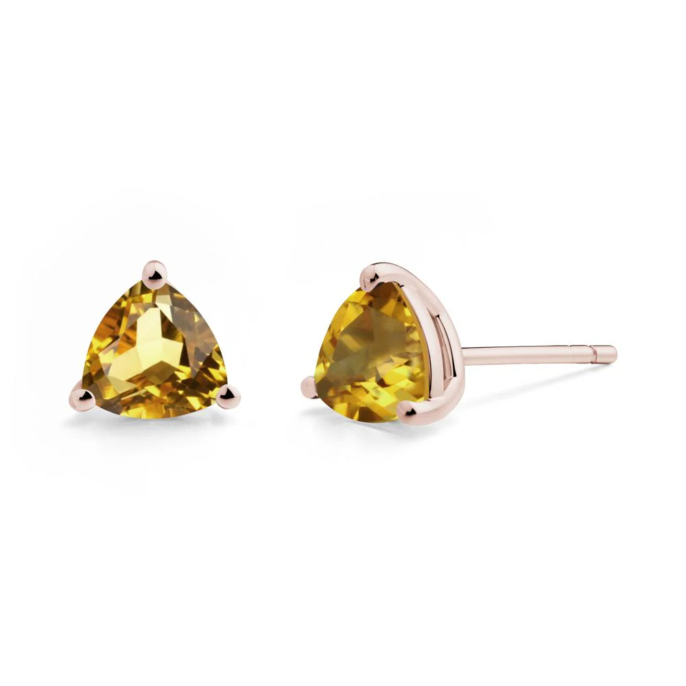 Citrine Stud Earrings - Image 6