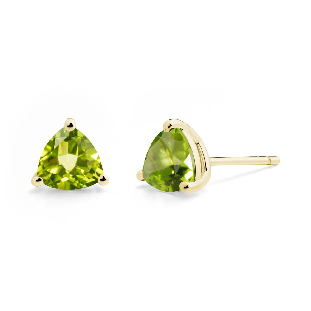 Peridot Stud Earrings - Image 9