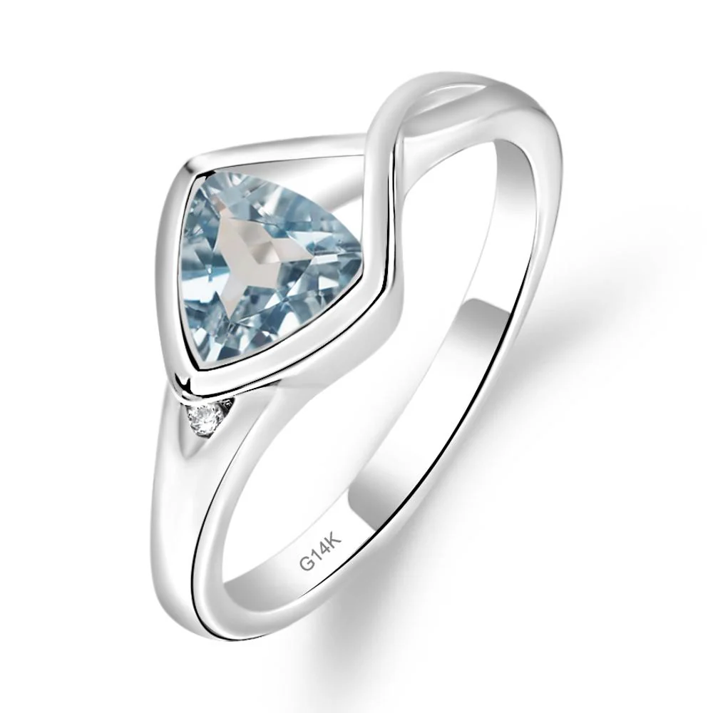 Aquamarine Arrowhead Ring - Image 3