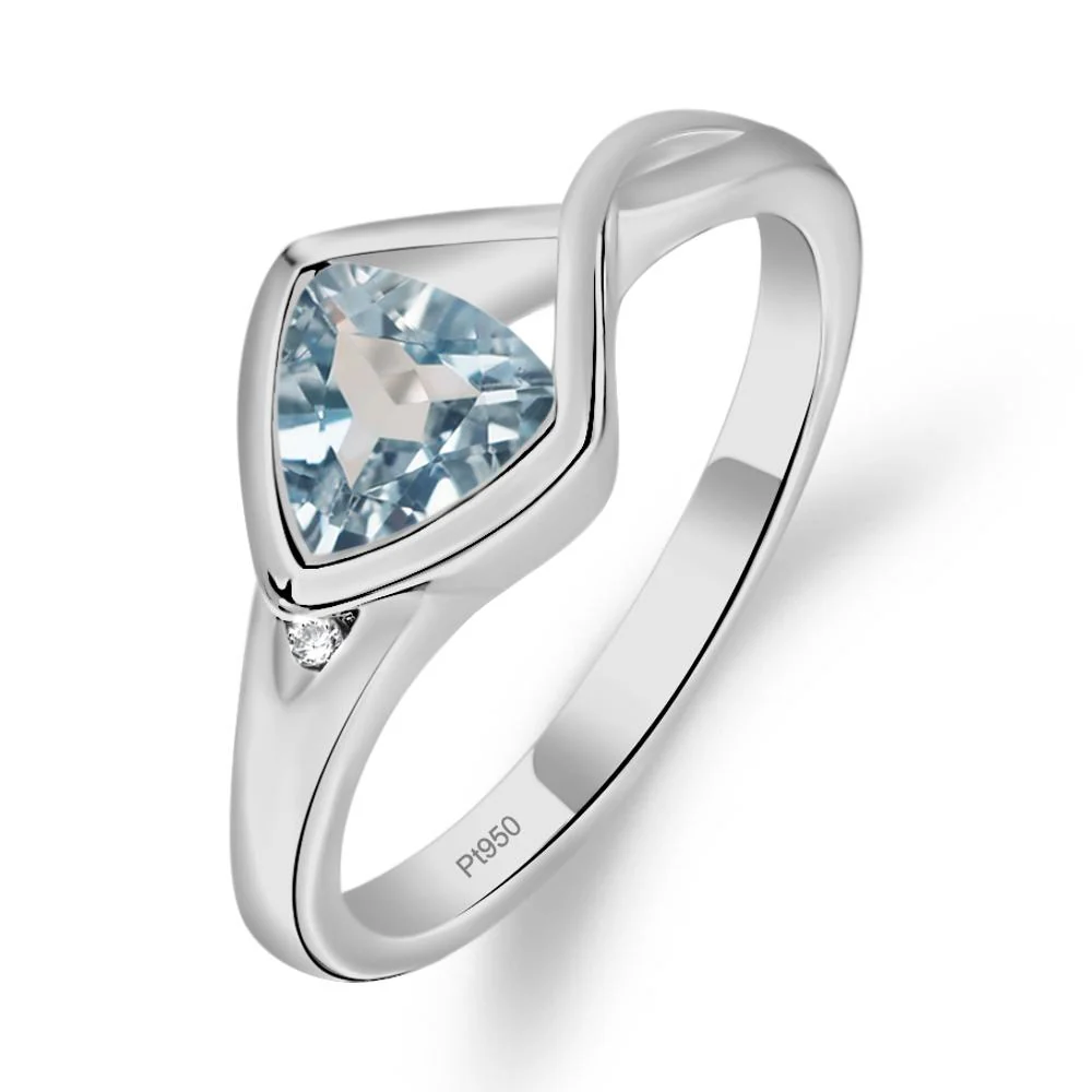 Aquamarine Arrowhead Ring - Image 9
