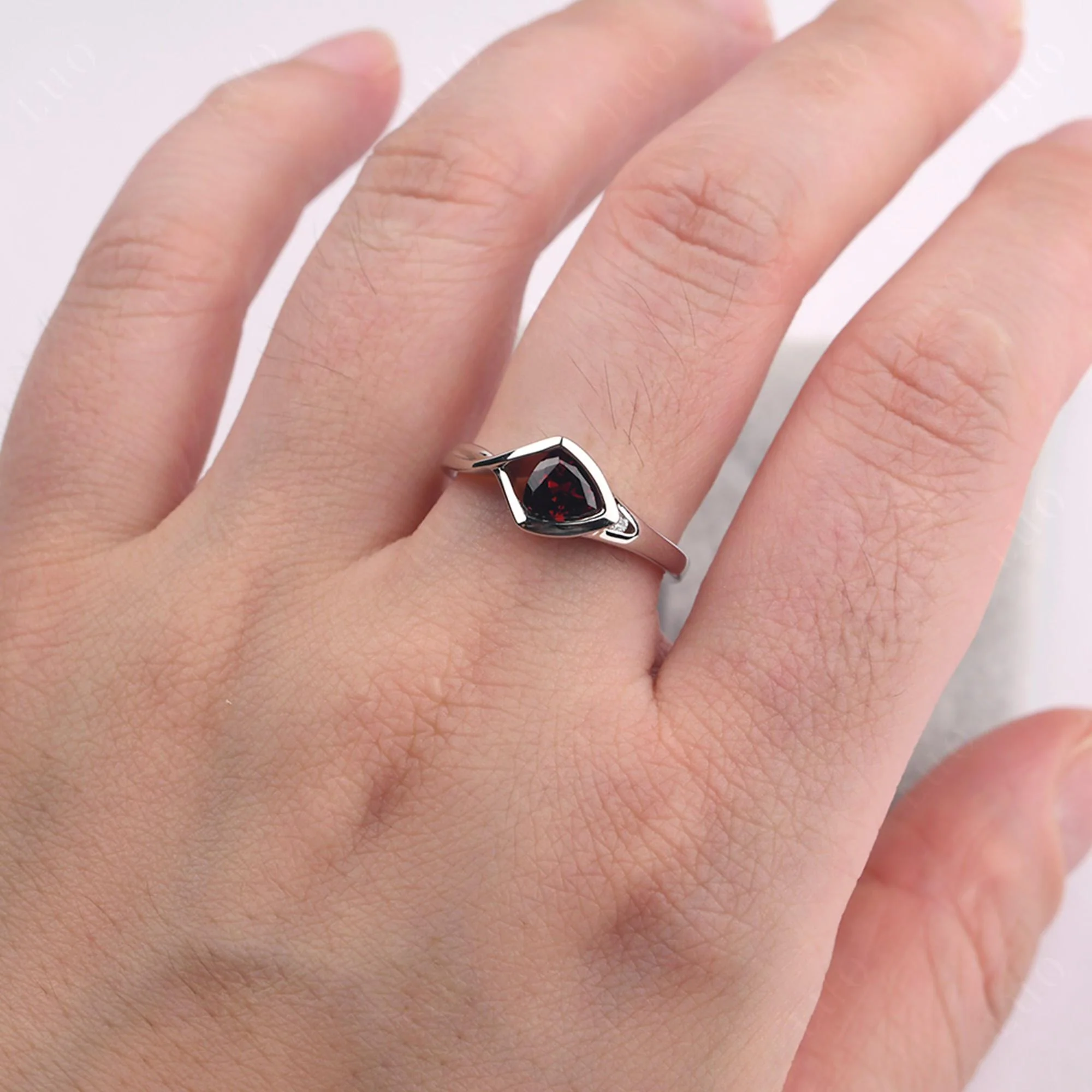 Garnet Arrowhead Ring - Image 14