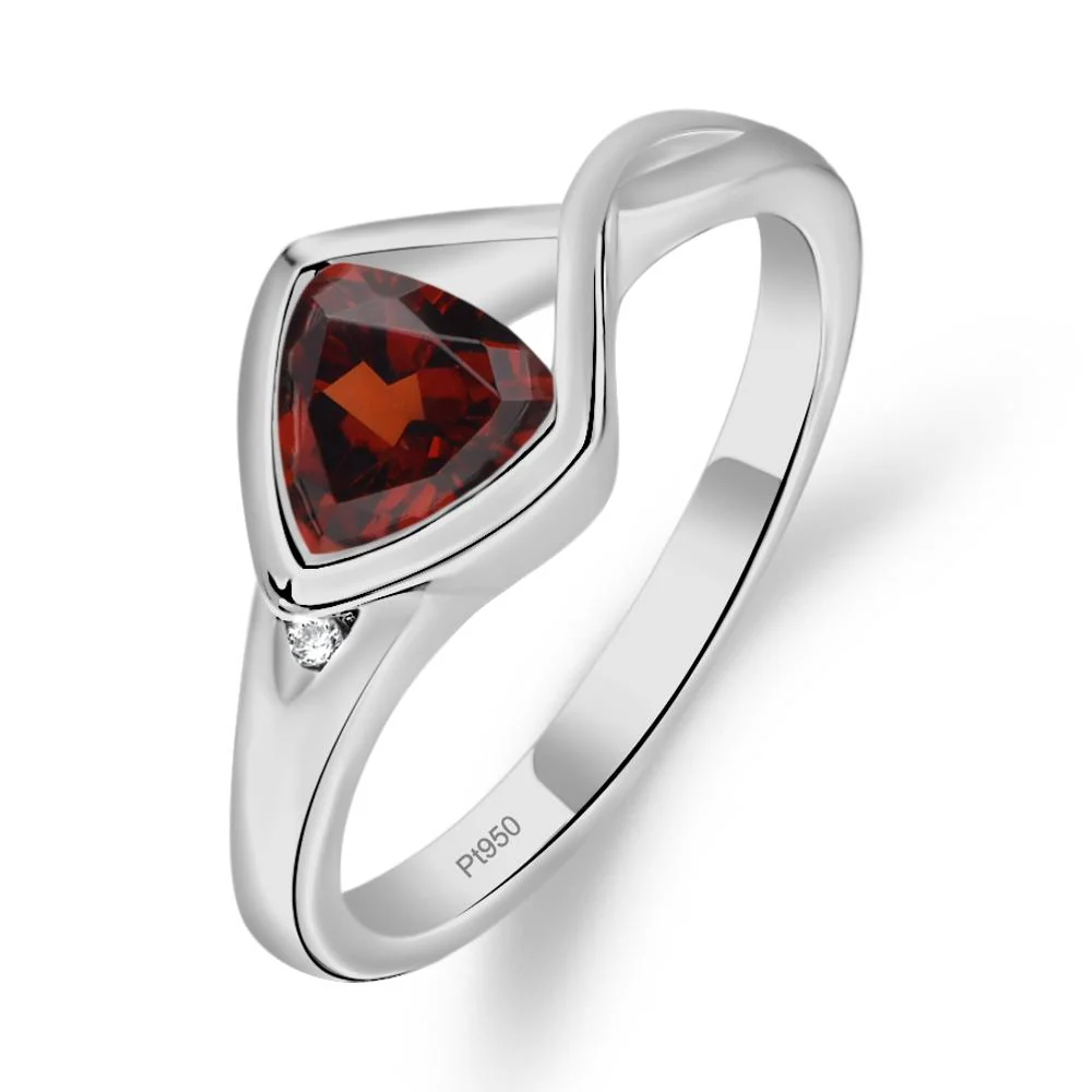 Garnet Arrowhead Ring - Image 2
