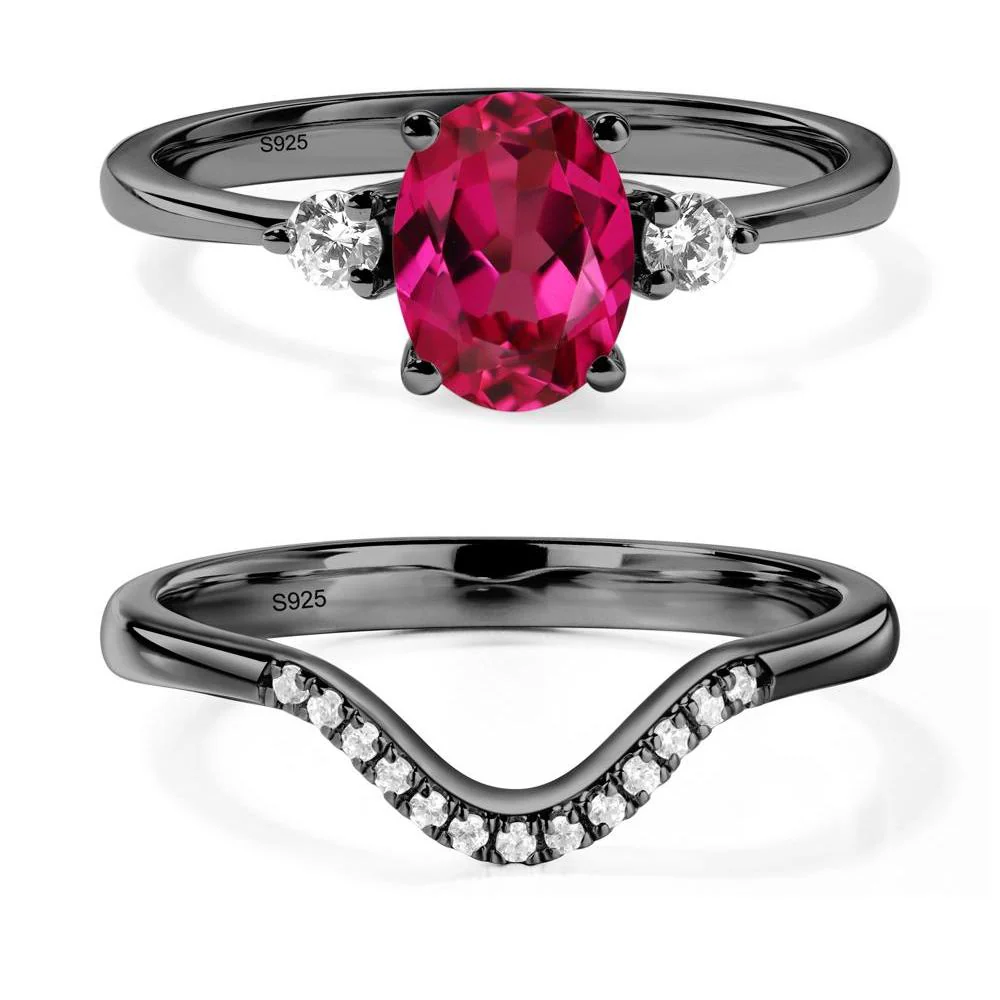 Trilogy Oval Ruby Ring - Image 23