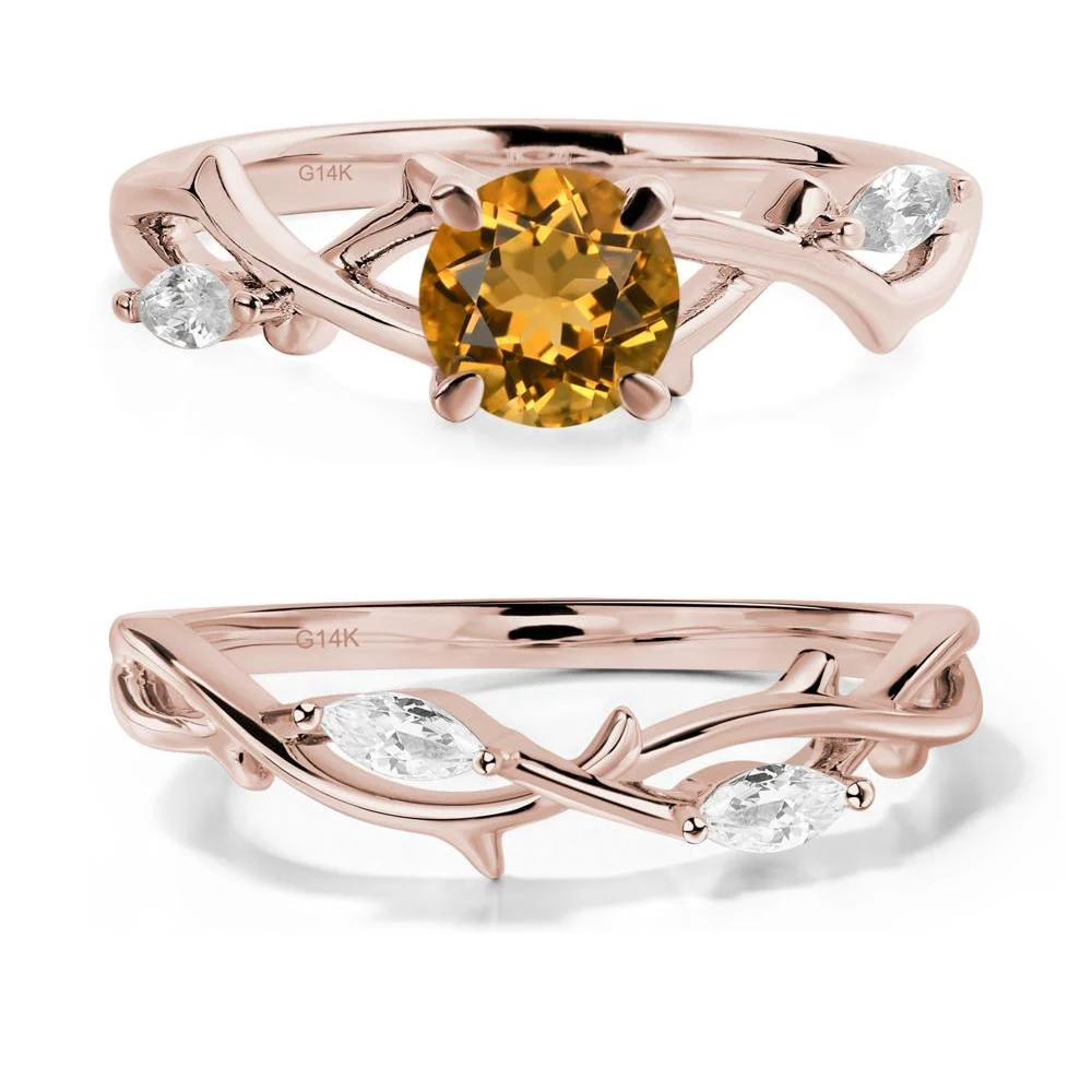 Citrine Twig Promise Ring - Image 11