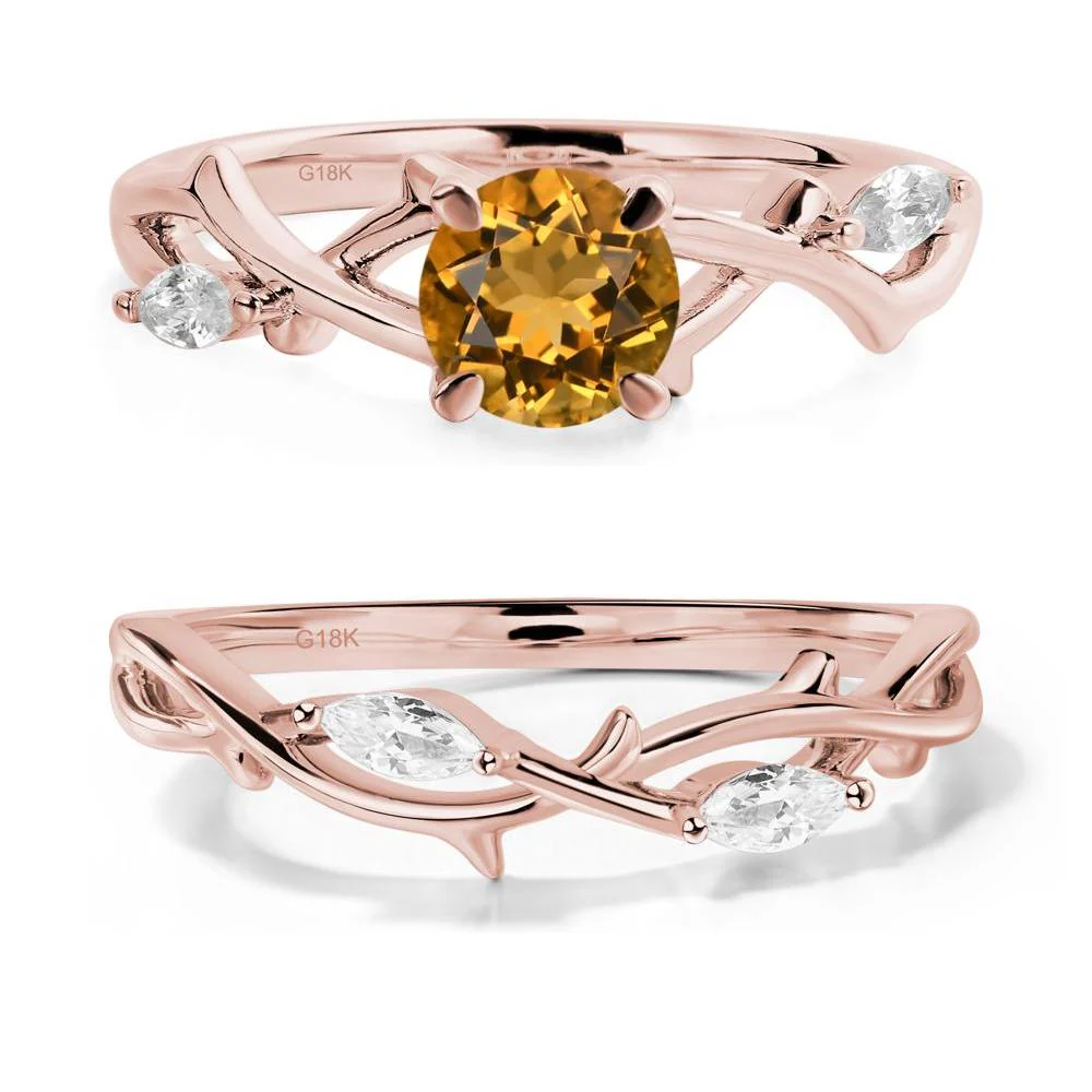 Citrine Twig Promise Ring - Image 17