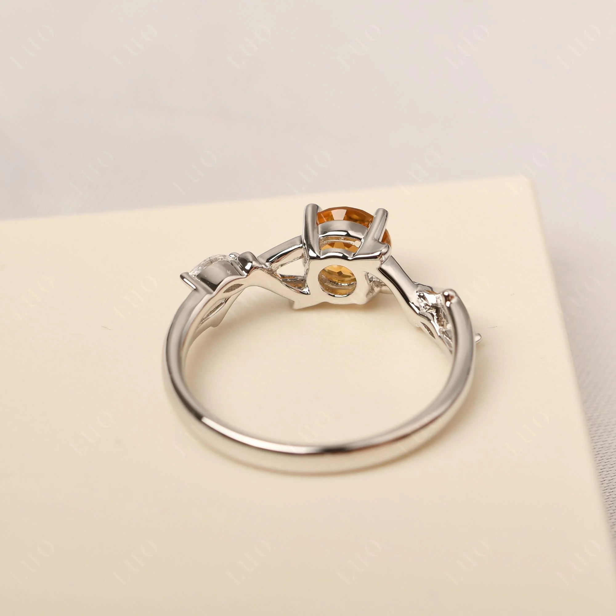 Citrine Twig Promise Ring - Image 31