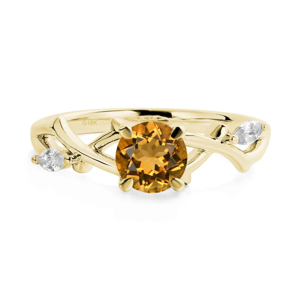 Citrine Twig Promise Ring - Image 7