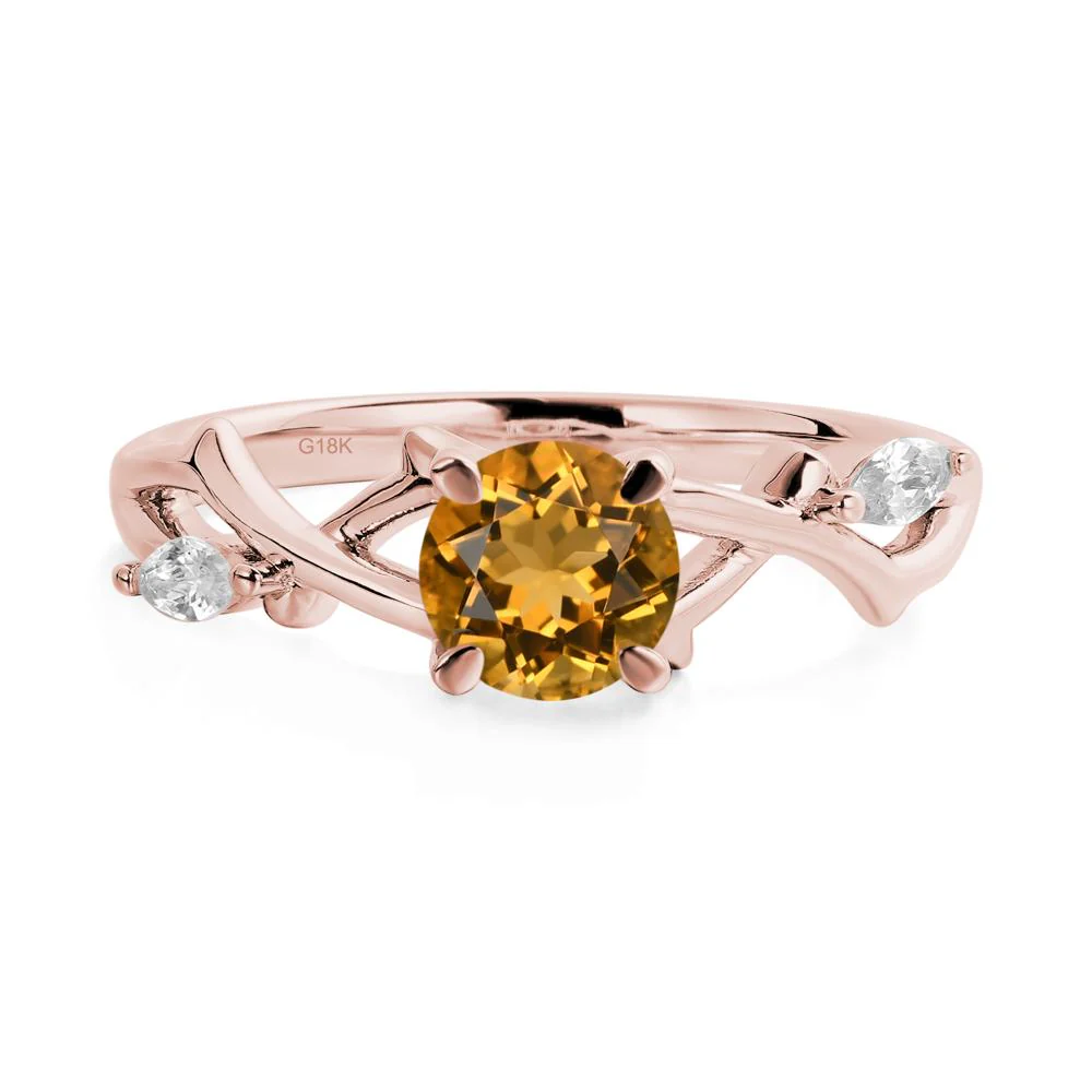 Citrine Twig Promise Ring - Image 8