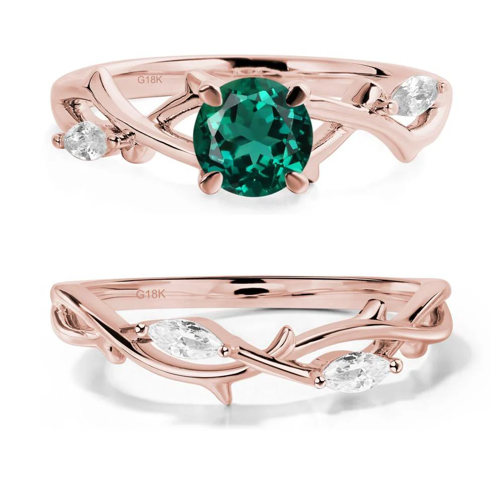 Emerald Twig Promise Ring - Image 17