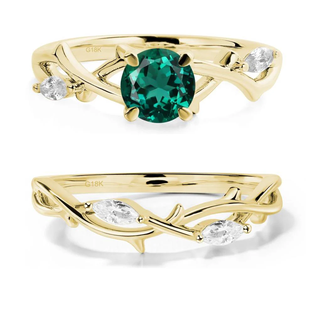 Emerald Twig Promise Ring - Image 21