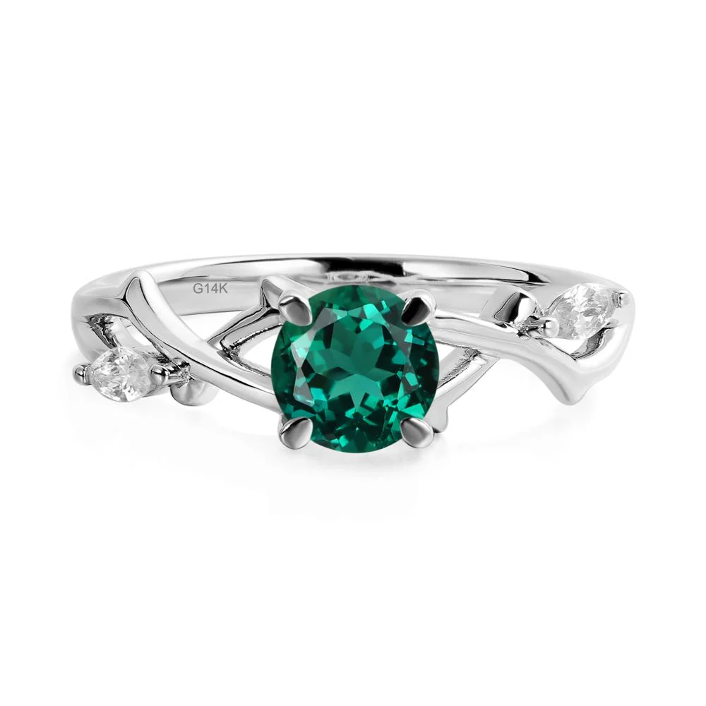 Emerald Twig Promise Ring - Image 3