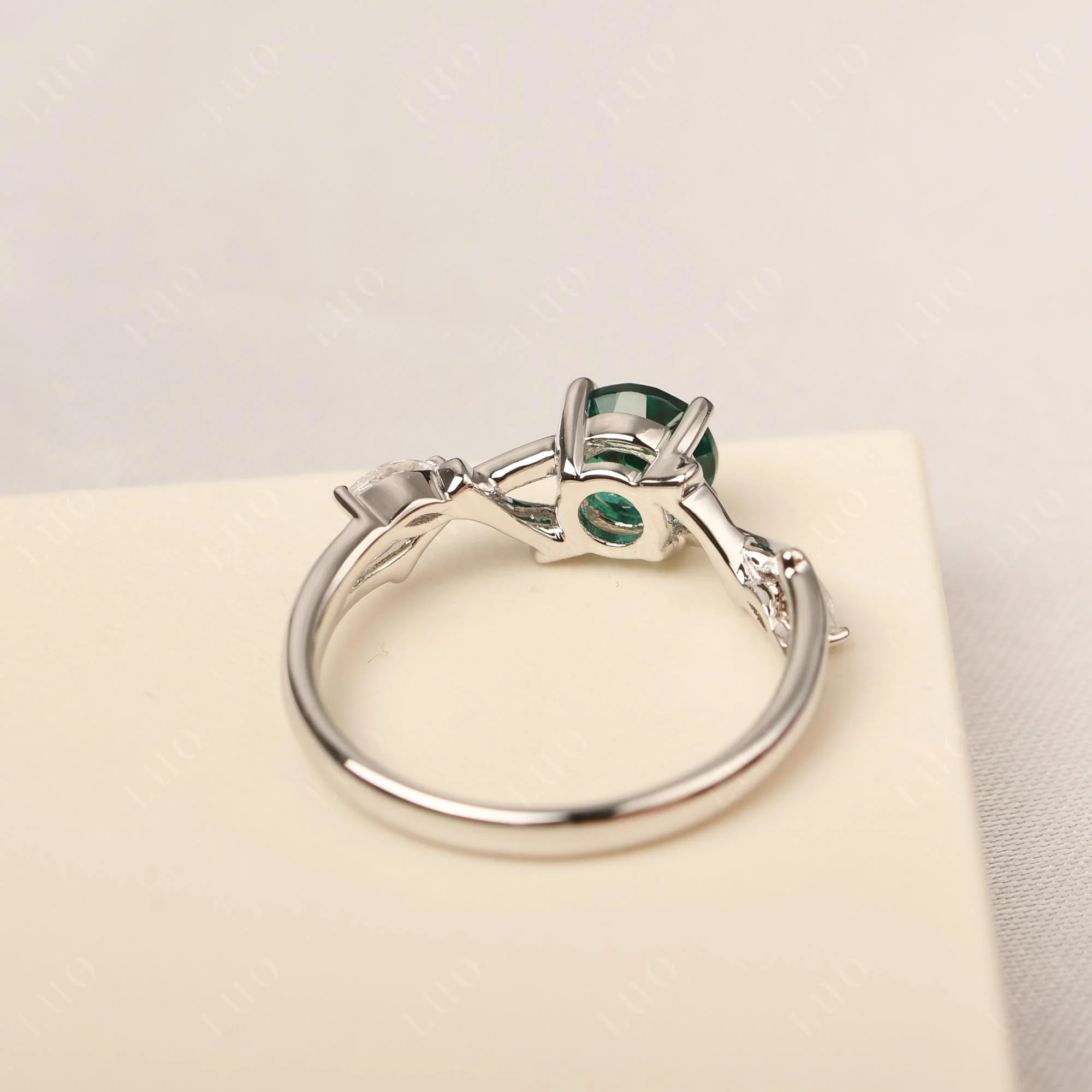 Emerald Twig Promise Ring - Image 31