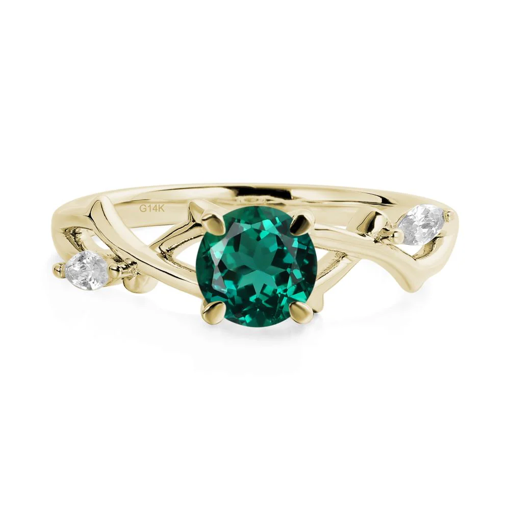 Emerald Twig Promise Ring - Image 4