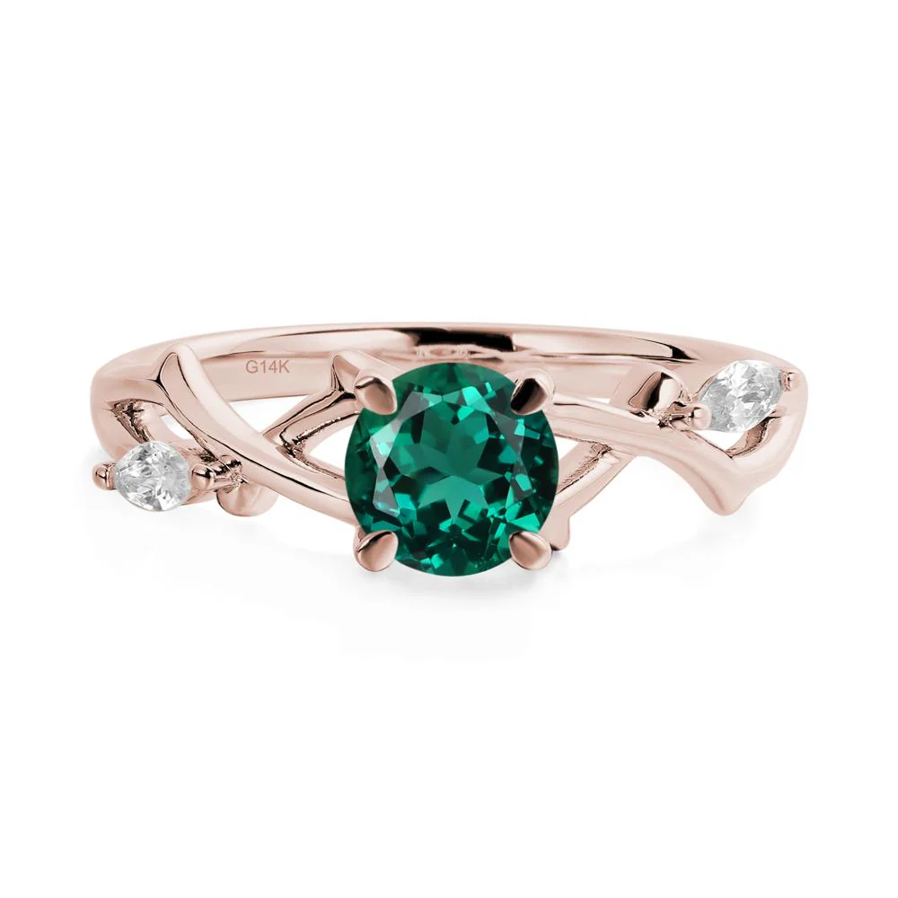 Emerald Twig Promise Ring - Image 5