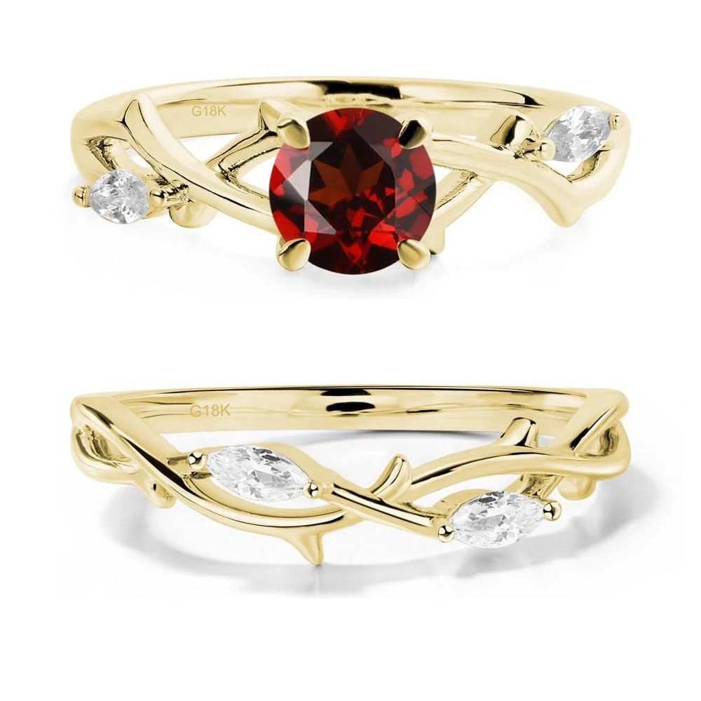 Garnet Twig Engagement Ring - Image 21