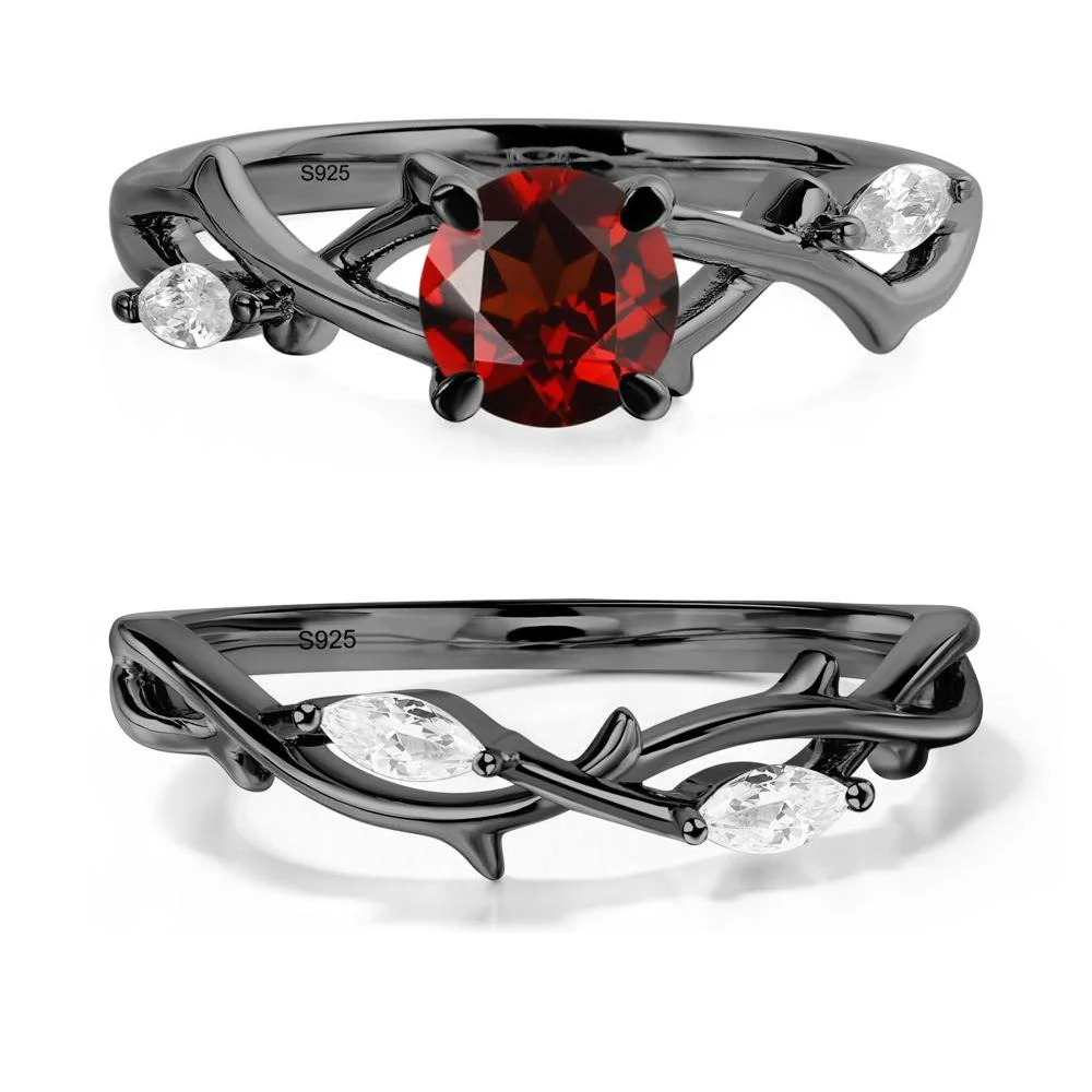 Garnet Twig Engagement Ring - Image 23