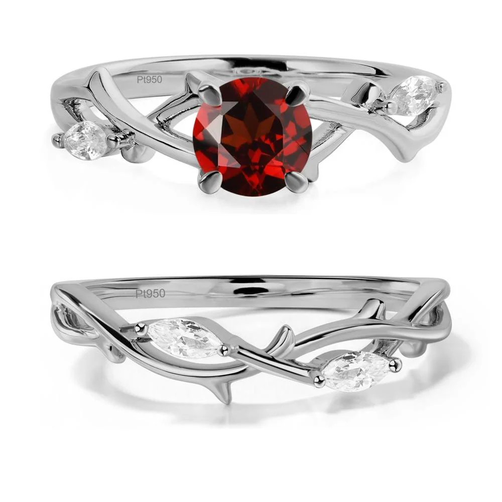 Garnet Twig Engagement Ring - Image 25
