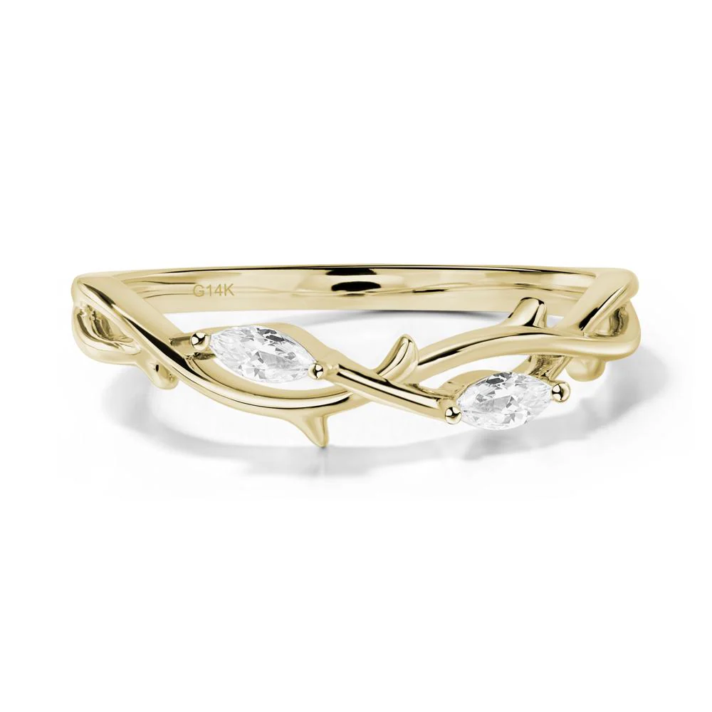 Lemon Quartz Twig Engagement Ring - Image 16