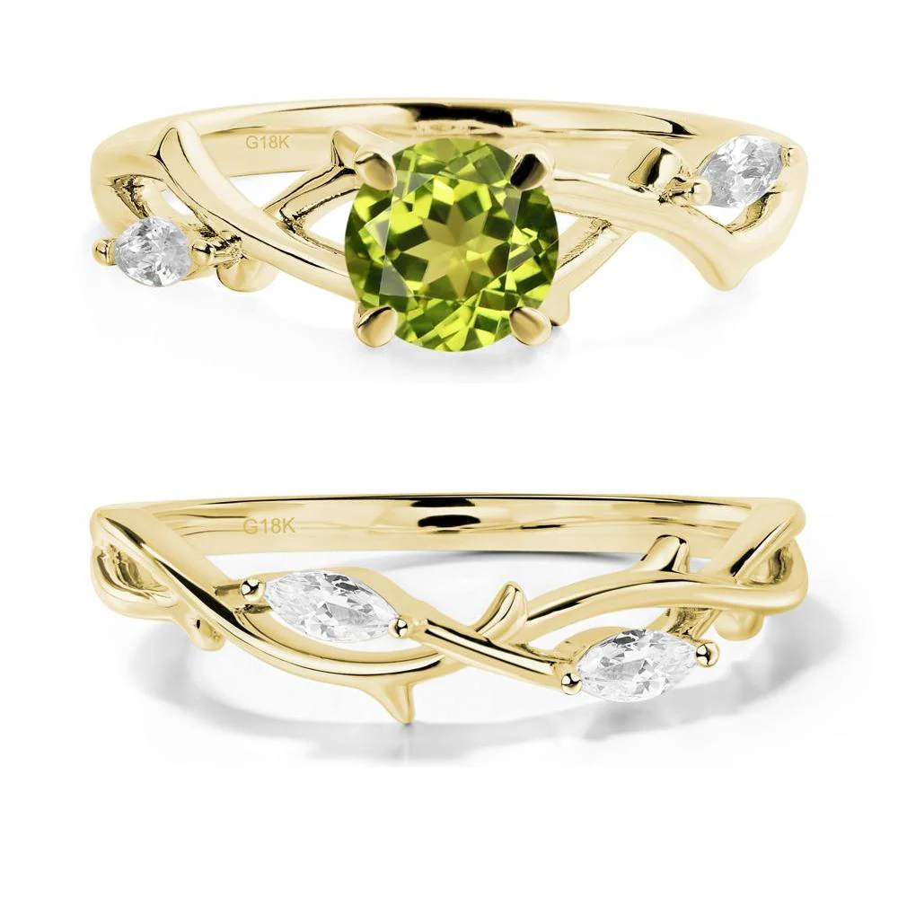 Peridot Twig Promise Ring - Image 21