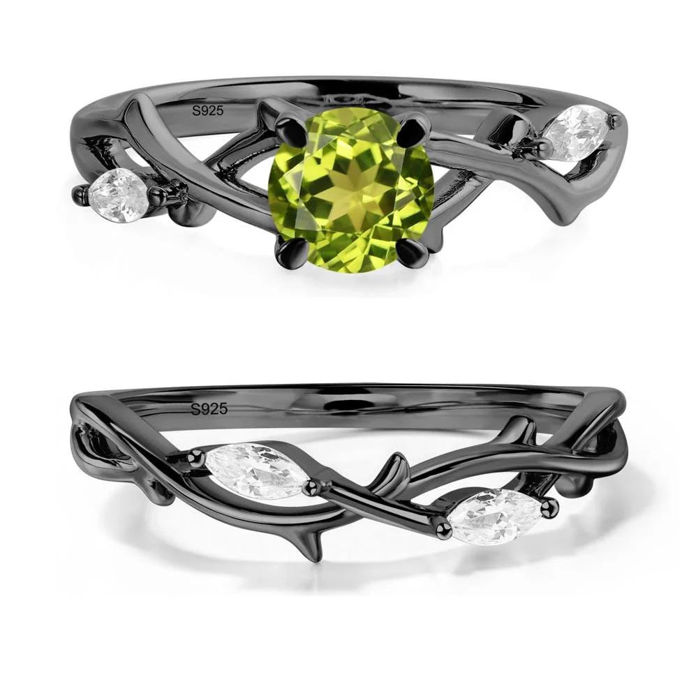 Peridot Twig Promise Ring - Image 23