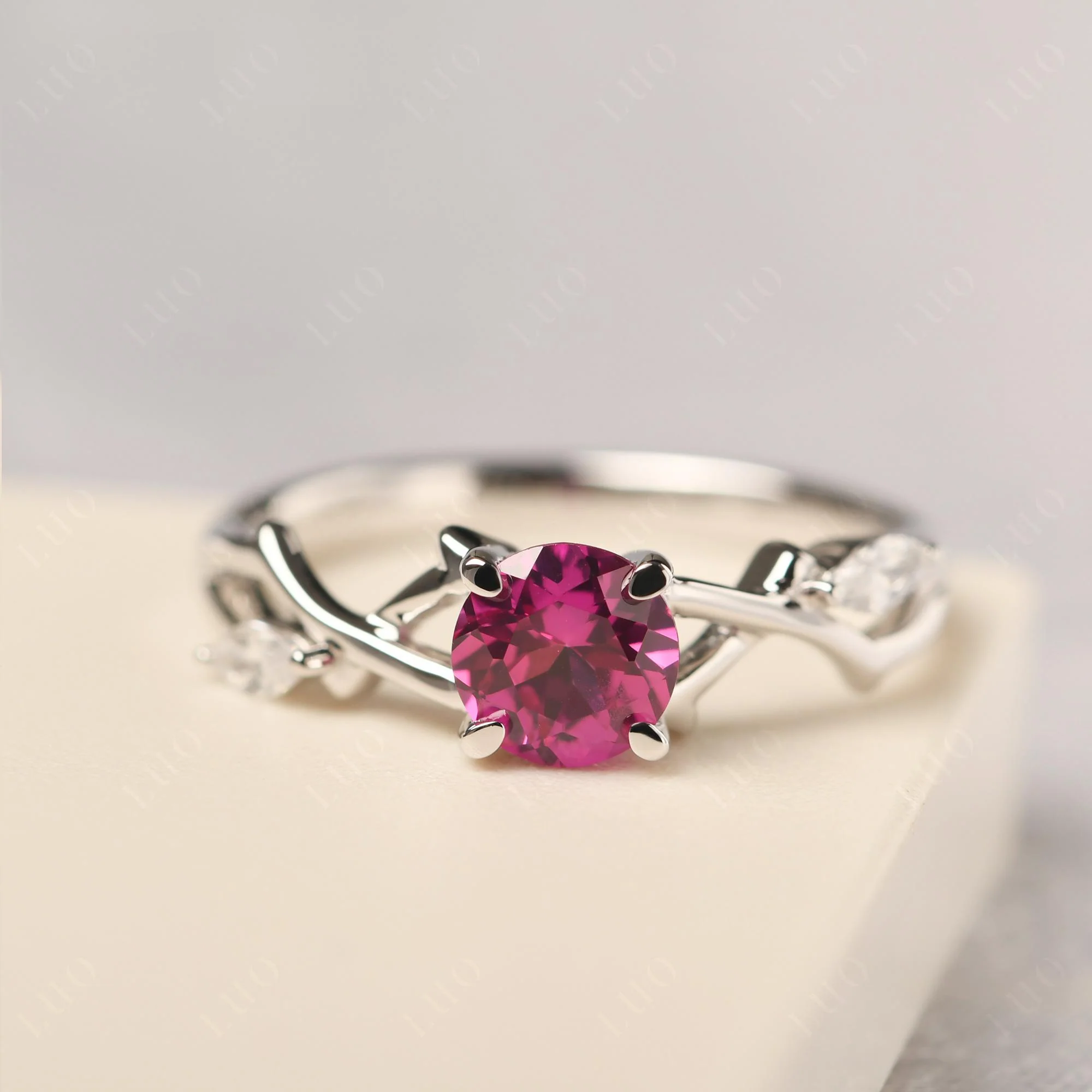 Ruby Twig Promise Ring - Image 29