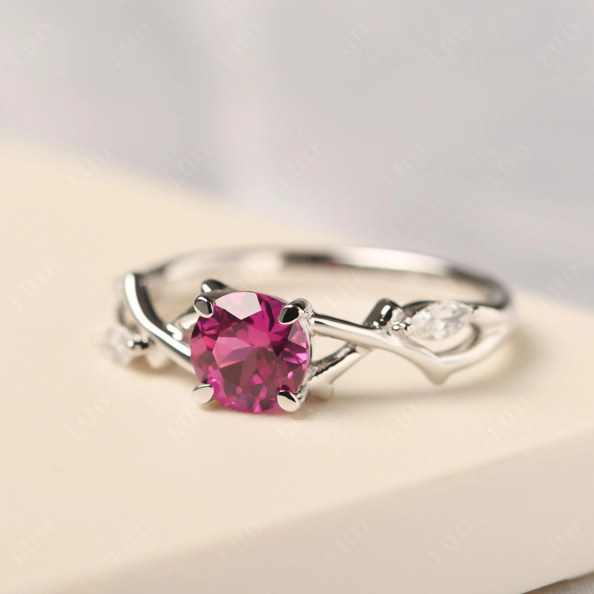 Ruby Twig Promise Ring - Image 30