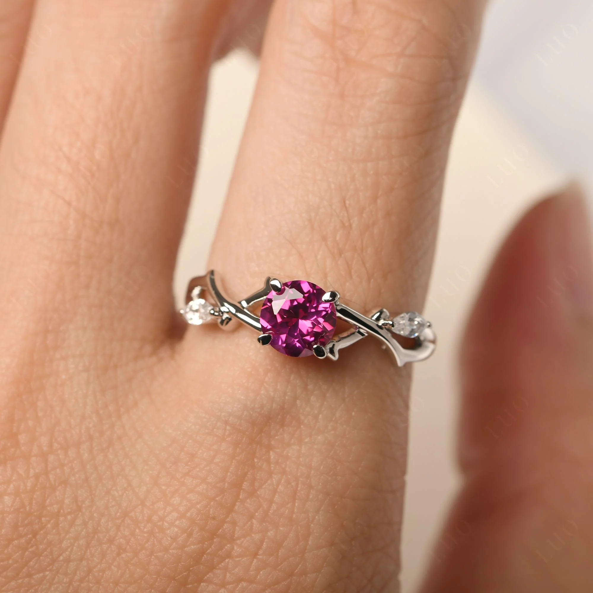 Ruby Twig Promise Ring - Image 33