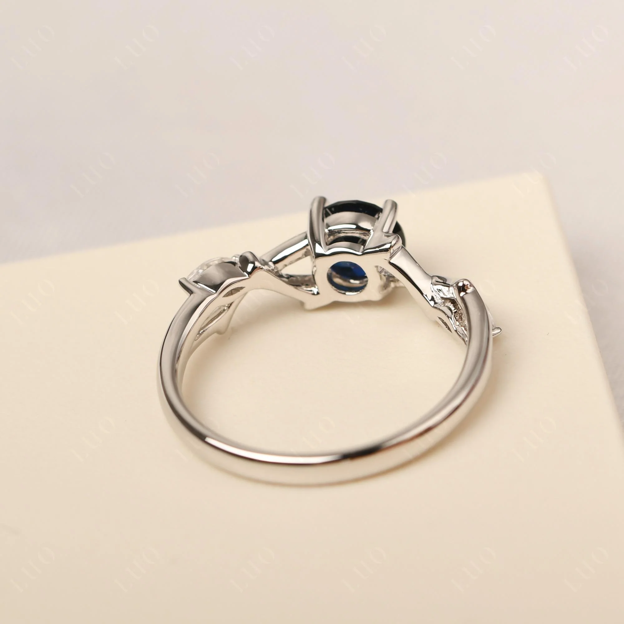 Sapphire Twig Engagement Ring - Image 31