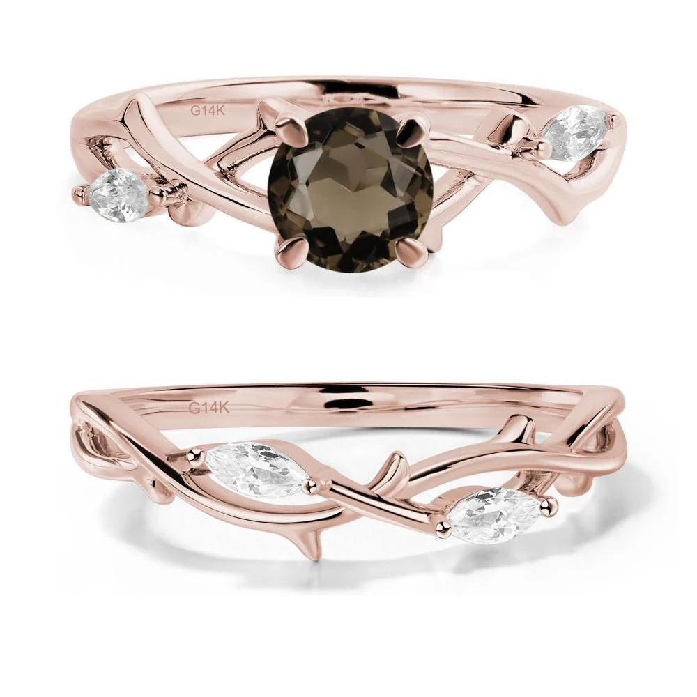 Smoky Quartz Twig Promise Ring - Image 11