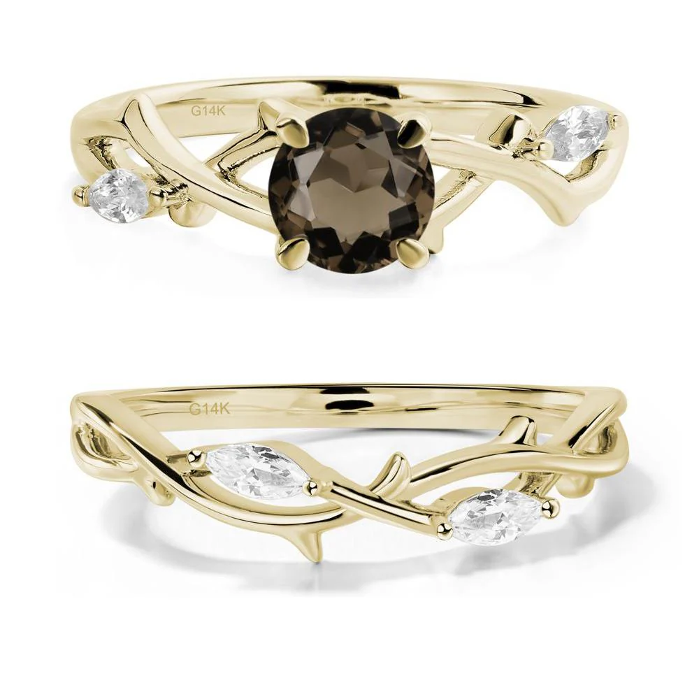 Smoky Quartz Twig Promise Ring - Image 15
