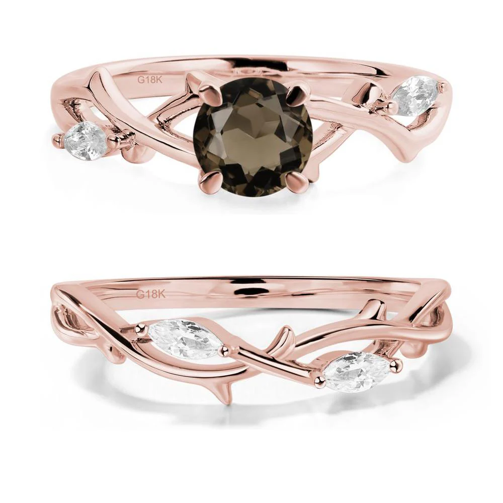 Smoky Quartz Twig Promise Ring - Image 17
