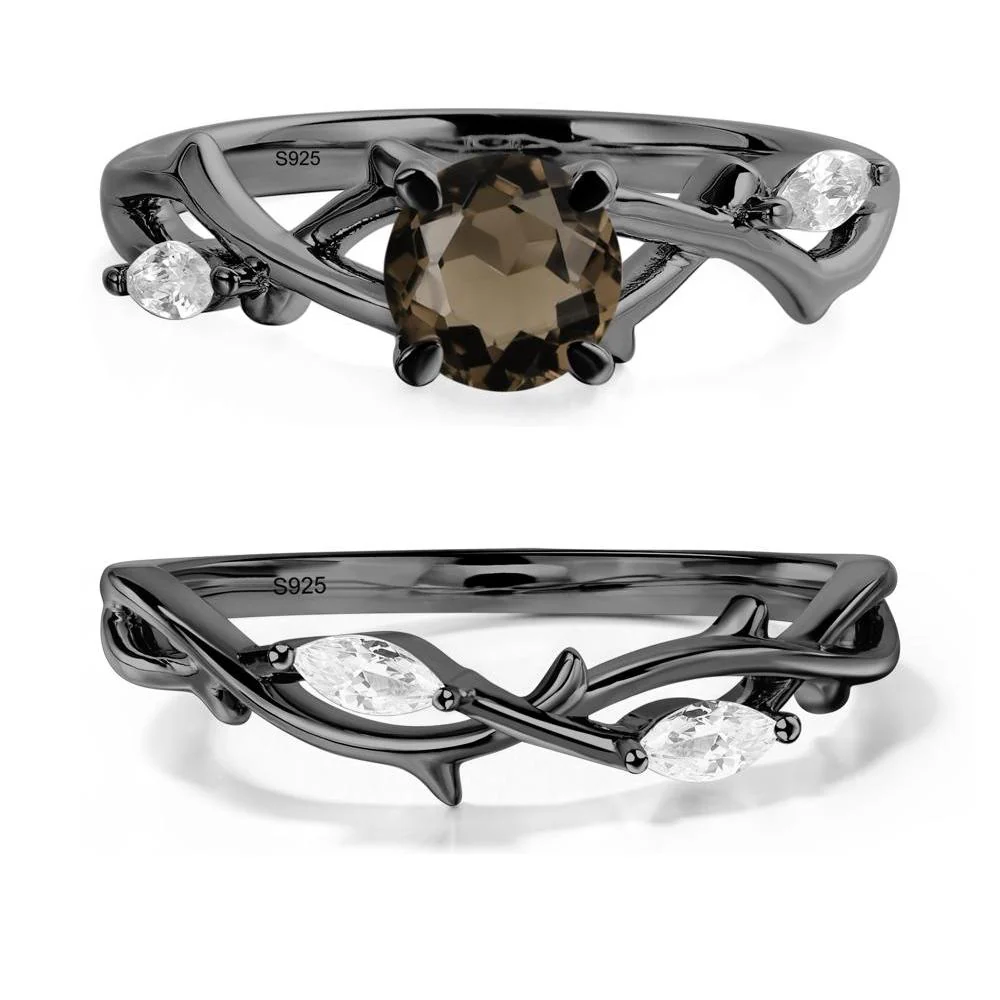 Smoky Quartz Twig Promise Ring - Image 23