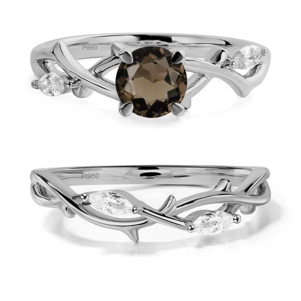 Smoky Quartz Twig Promise Ring - Image 25