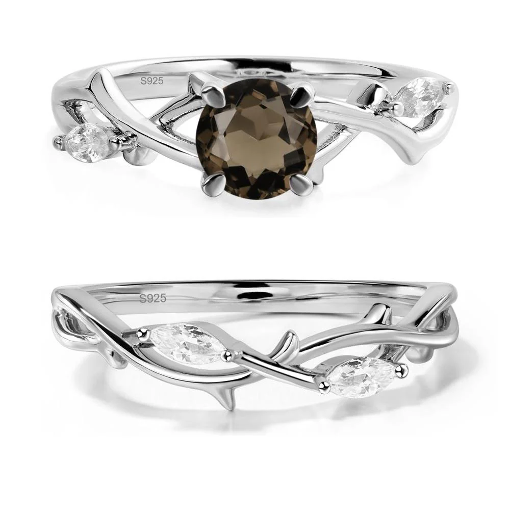 Smoky Quartz Twig Promise Ring - Image 27