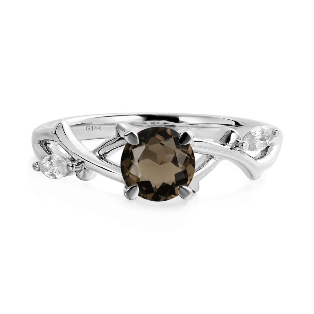 Smoky Quartz Twig Promise Ring - Image 3